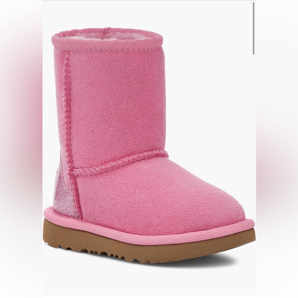 Ugg size 10 toddler girl classic II - worn one season by 1 girl WATER RESISTANT